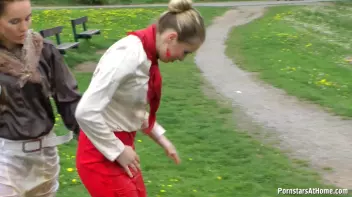 Messy Catfight Ends Up In The Pond Screencap 43 on sinx.preview.netperv.com