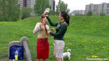 Messy Catfight Ends Up In The Pond Screencap 72 on sinx.preview.netperv.com