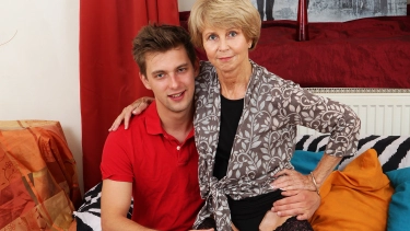 Latest deal - first big cock for 75 years old mom