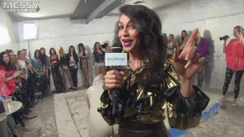 Muddy Wrestling: Satin, Skirts, and Audience Mud Blasted To The Max!  Everyone Gets A Taste! Screencap 117 on sinx.preview.netperv.com