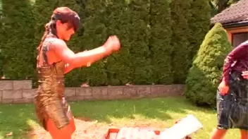 Sticky, Messy Egg Fight Screencap 51 on sinx.preview.netperv.com