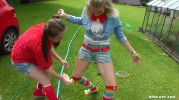 Country Chicks' Hog-Wild Wetlook Car Wash Screencap 16 on sinx.preview.netperv.com