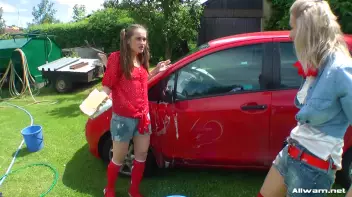 Country Chicks' Hog-Wild Wetlook Car Wash Screencap 30 on sinx.preview.netperv.com