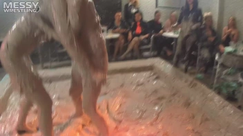 Muddy Wrestling: Raging Regina vs.The Cinnamon Buns Screencap 41 on sinx.preview.netperv.com
