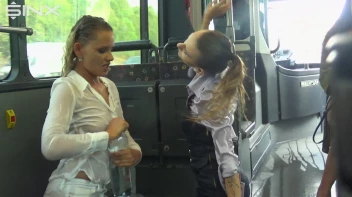 Public Waterfight For Stunning Babes On The Bus Screencap 28 on sinx.preview.netperv.com