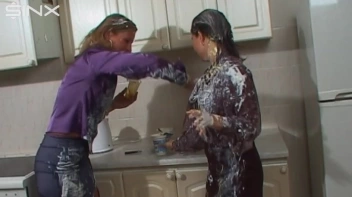 Playful WAM Babes Splosh With Puddings Screencap 10 on sinx.preview.netperv.com