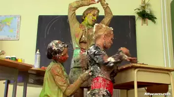 Gooey Messy Art Class With Three Hot Girls Screencap 105 on sinx.preview.netperv.com
