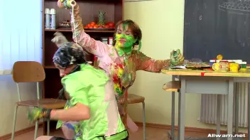 Gooey Messy Art Class With Three Hot Girls Screencap 56 on sinx.preview.netperv.com