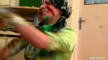 Gooey Messy Art Class With Three Hot Girls Screencap 58 on sinx.preview.netperv.com