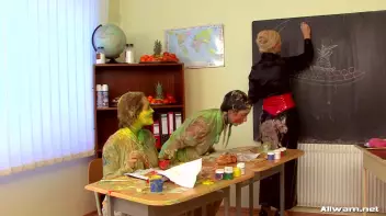 Gooey Messy Art Class With Three Hot Girls Screencap 79 on sinx.preview.netperv.com