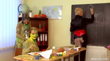 Gooey Messy Art Class With Three Hot Girls Screencap 81 on sinx.preview.netperv.com