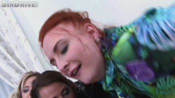 Up The Ass With Class!  Brave Redhead Takes Her Turn At The Cock! Screencap 51 on sinx.preview.netperv.com