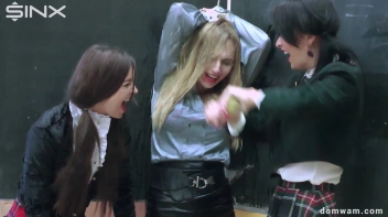 Bratty Schoolgirls Tie Up Their Teacher For WAM Fun - Cam 1 Screencap 85 on sinx.preview.netperv.com