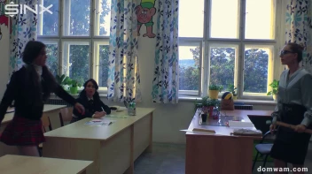 Bratty Schoolgirls Tie Up Their Teacher For WAM Fun - Cam 1 Screencap 10 on sinx.preview.netperv.com