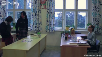 Bratty Schoolgirls Tie Up Their Teacher For WAM Fun - Cam 1 Screencap 23 on sinx.preview.netperv.com