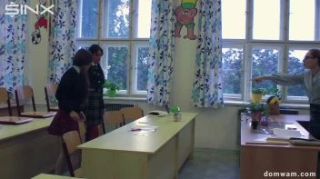 Bratty Schoolgirls Tie Up Their Teacher For WAM Fun - Cam 1 Screencap 25 on sinx.preview.netperv.com