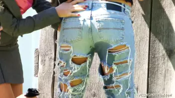 Locked Outhouse Is The Key To Piss Action! Screencap 4 on sinx.preview.netperv.com