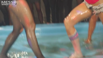 Messy Wrestling: Hip Chicks Get Their Oil Fix - No Stopping Till They Reach The Panties! Screencap 17 on sinx.preview.netperv.com