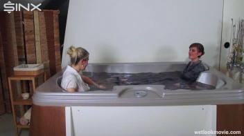 Fun And Flirty, Babes Play In Hot Tub Screencap 45 on sinx.preview.netperv.com