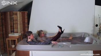Fun And Flirty, Babes Play In Hot Tub Screencap 59 on sinx.preview.netperv.com