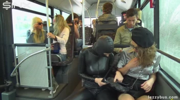 Latex Wearing Lesbian Sluts Get Crazy On The Bus Screencap 2 on sinx.preview.netperv.com