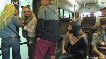 Latex Wearing Lesbian Sluts Get Crazy On The Bus Screencap 64 on sinx.preview.netperv.com