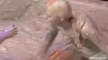 Eurobabe Cheetah Rolls Around In The Mud Screencap 42 on sinx.preview.netperv.com