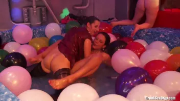 Bimbo Birthday Bash Part 4 - Shower Cam Screencap 17 on sinx.preview.netperv.com