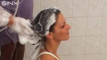 Pretty Girls Enjoy Hair Washing And Lathering Screencap 62 on sinx.preview.netperv.com