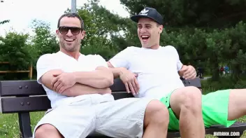 Rollerbladers take a break Screencap 5 on sinx.preview.netperv.com