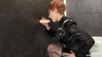 A Lady in Black gets white topping all over Screencap 25 on sinx.preview.netperv.com