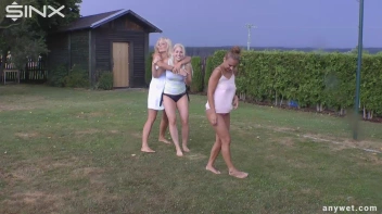 Outdoor Water Fight and Frolicks For Gorgeous Girls Screencap 1 on sinx.preview.netperv.com