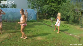 Outdoor Water Fight and Frolicks For Gorgeous Girls Screencap 14 on sinx.preview.netperv.com