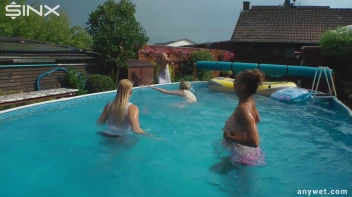 Outdoor Water Fight and Frolicks For Gorgeous Girls Screencap 18 on sinx.preview.netperv.com