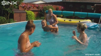 Outdoor Water Fight and Frolicks For Gorgeous Girls Screencap 21 on sinx.preview.netperv.com