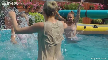 Outdoor Water Fight and Frolicks For Gorgeous Girls Screencap 25 on sinx.preview.netperv.com