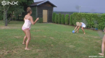 Outdoor Water Fight and Frolicks For Gorgeous Girls Screencap 3 on sinx.preview.netperv.com