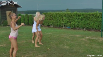 Outdoor Water Fight and Frolicks For Gorgeous Girls Screencap 4 on sinx.preview.netperv.com