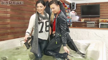 Bienvenue Chez Sindrive, Amel Annoga! Delicious Denim Demolition With Cecilia De Lys & Nasty Bruno Screencap 41 on sinx.preview.netperv.com