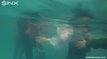 Hot Babes' Wet and Wild Poolside Antics Screencap 21 on sinx.preview.netperv.com