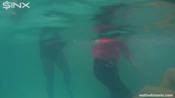 Hot Babes' Wet and Wild Poolside Antics Screencap 25 on sinx.preview.netperv.com