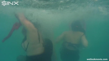 Hot Babes' Wet and Wild Poolside Antics Screencap 58 on sinx.preview.netperv.com