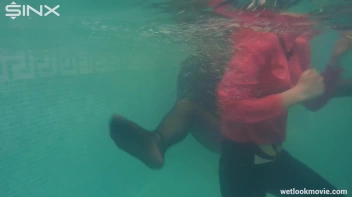 Hot Babes' Wet and Wild Poolside Antics Screencap 8 on sinx.preview.netperv.com