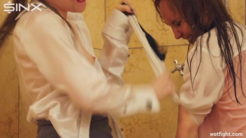 Girl Housemates Fight Clothed In Shower Screencap 12 on sinx.preview.netperv.com