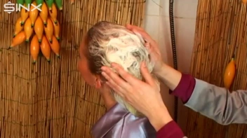 Pretty Blonde Is Soaked While Getting Hair Washed Screencap 12 on sinx.preview.netperv.com