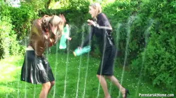Cutie Babes In Fully Clothed Water Fight! Screencap 69 on sinx.preview.netperv.com