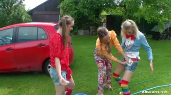 Country Chicks' Hog-Wild Wetlook Car Wash Screencap 25 on sinx.preview.netperv.com