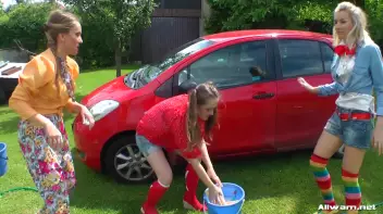 Country Chicks' Hog-Wild Wetlook Car Wash Screencap 29 on sinx.preview.netperv.com