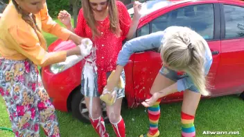Country Chicks' Hog-Wild Wetlook Car Wash Screencap 35 on sinx.preview.netperv.com