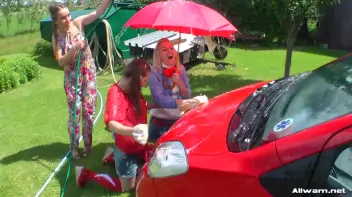 Country Chicks' Hog-Wild Wetlook Car Wash Screencap 46 on sinx.preview.netperv.com